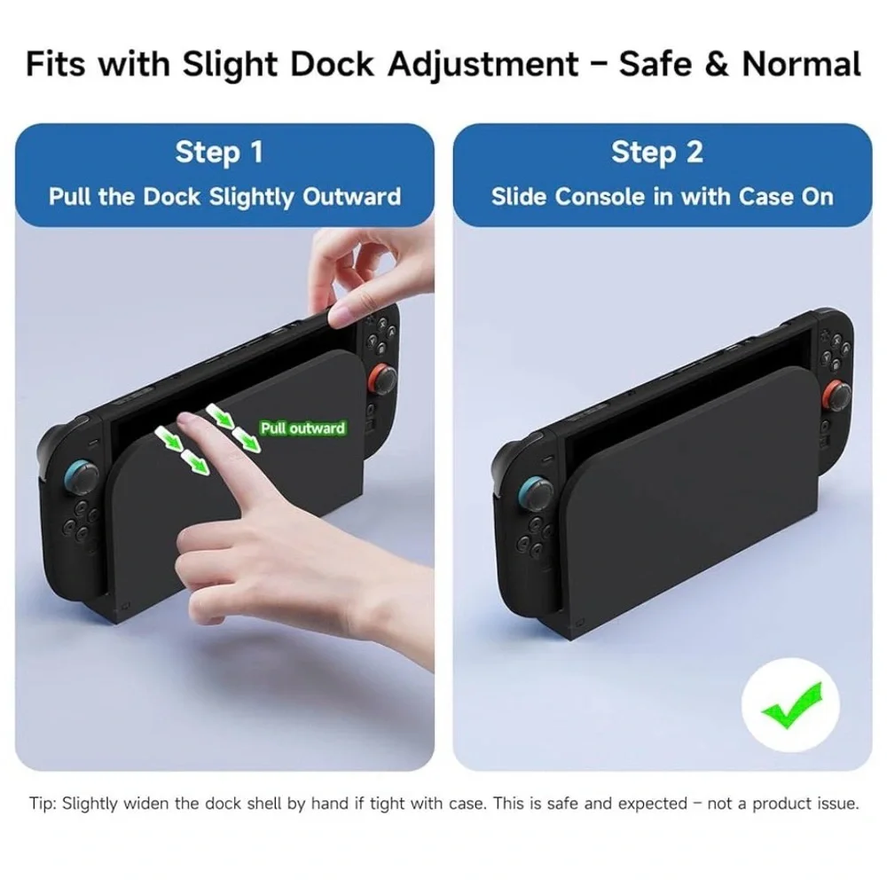 JEMDO Soft protective case for switch NS2 Black Spider 🕷️